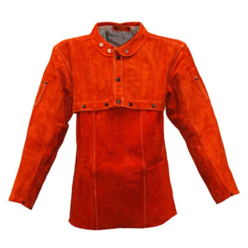 Stanco Welder Leather Cape Sleeve 20" Bib Orange Kevlar L2601-20 XL‎ Protective